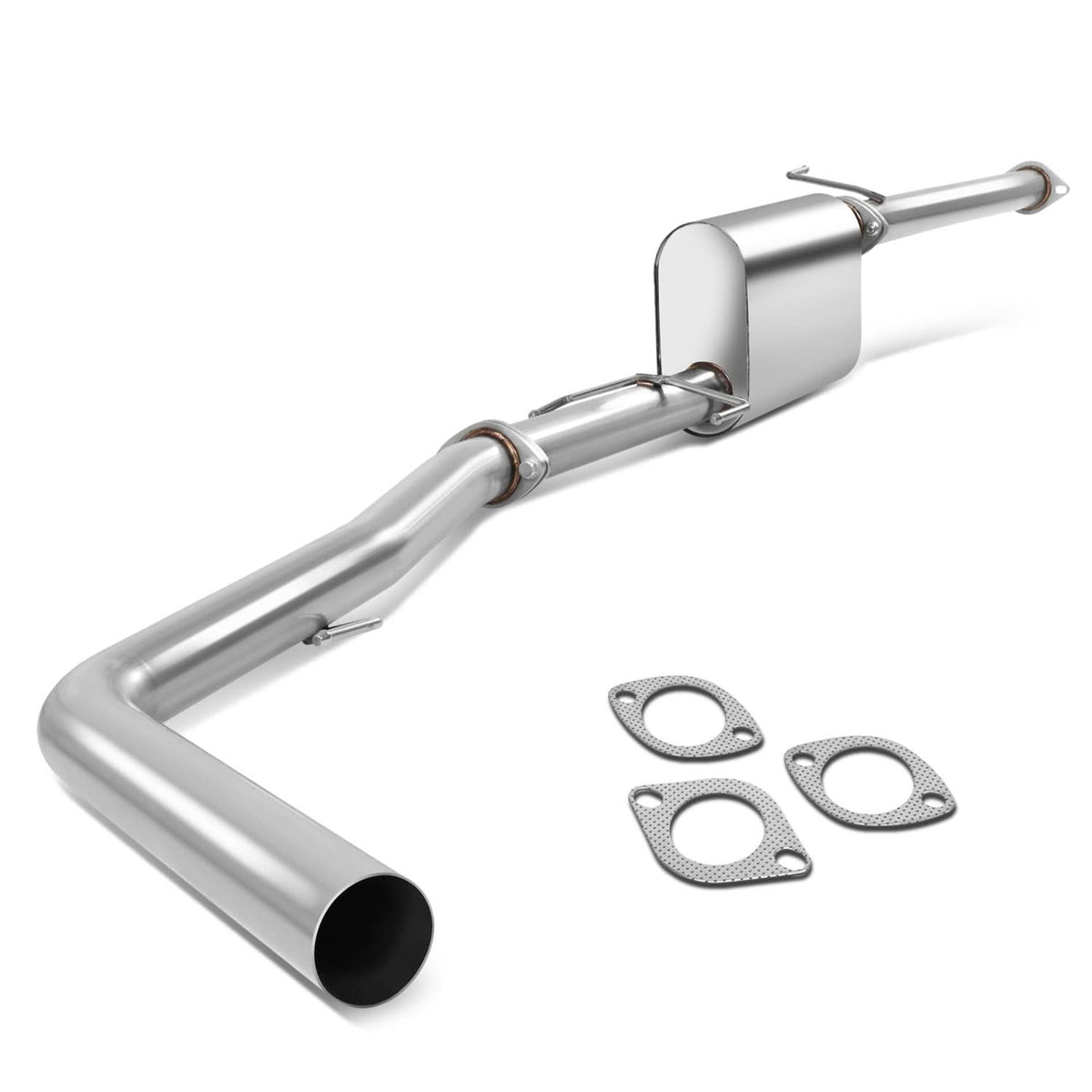 2013-2015 Toyota Tacoma Catback Exhaust Single Tip Stainless Steel