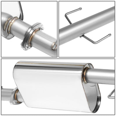 2013-2015 Toyota Tacoma Catback Exhaust Single Tip Stainless Steel