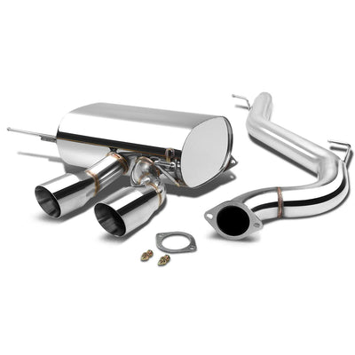 2012-2014 Volkswagen Golf R OE Style Catback Exhaust Dual Tip Stainless Steel