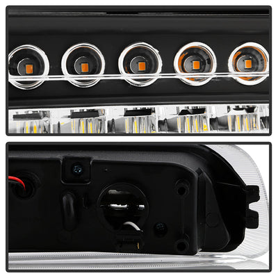 SPYDER Xtune Chevy Silverado 99-02 LED Amber Bumper Lights Black CBL-CS99-LED-BK 5014566