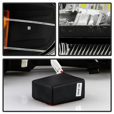 SPYDER Xtune Chevy Silverado 99-02 LED Amber Bumper Lights Black CBL-CS99-LED-BK 5014566