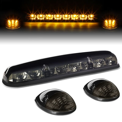 02-07 Chevrolet Silverado / GMC Sierra Smoke Housing Amber LED Cab Light