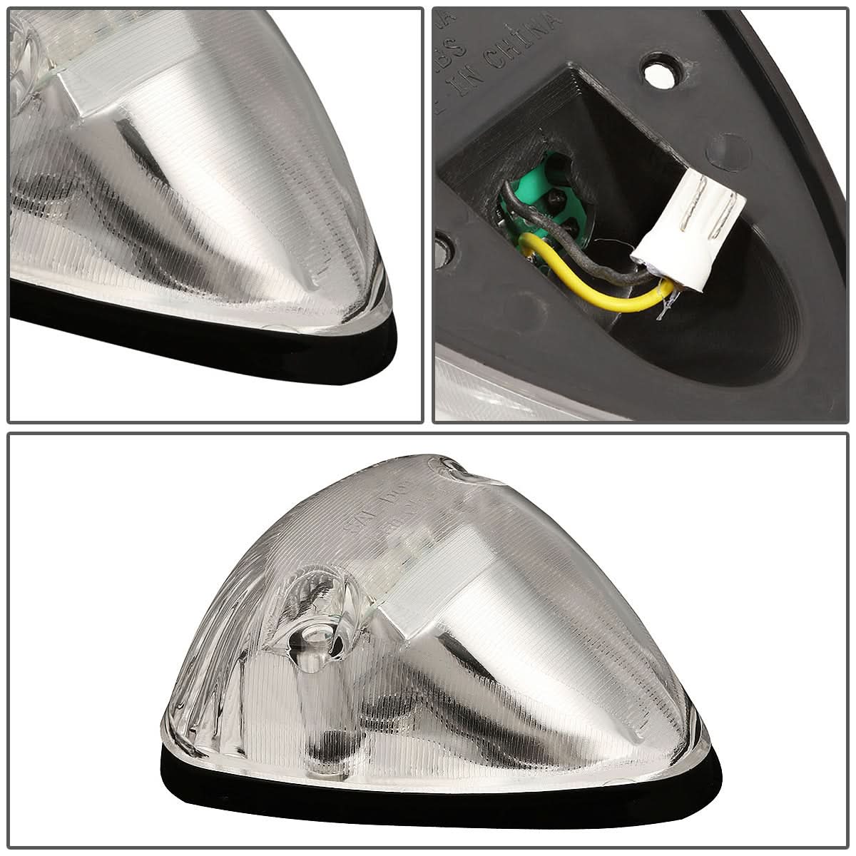 94-98 Dodge Ram 2500/3500 Cab Light Chrome Housing Blue LED