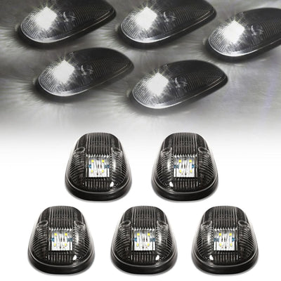 1999-2002 Dodge Ram 2500/3500 Cab Light - Black Housing White LED