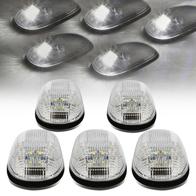 99-02 Dodge Ram 2500/3500 Chrome Housing White LED Cab Light