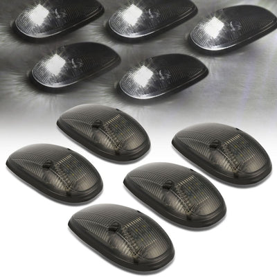 99-02 Dodge Ram 2500/3500 Smoke Housing White LED Cab Light