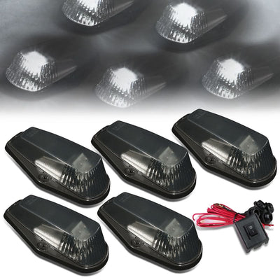 80-96 Ford Super Duty Smoke Housing White LED Cab Light