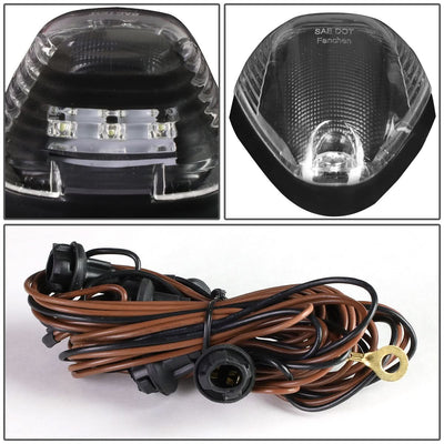 99-15 Ford Super Duty Cab Light - Black Housing Blue LED