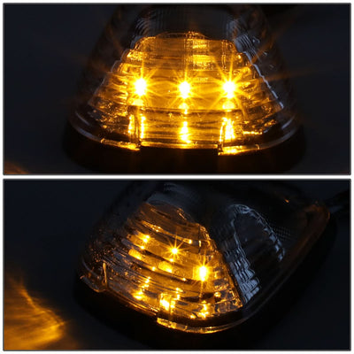 99-15 Ford Super Duty Chrome Housing Amber LED Cab Light