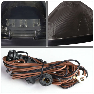 99-15 Ford Super Duty Smoke Housing Amber LED Cab Light
