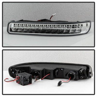 SPYDER xTune 99-06 GMC Sierra (Excl Denali) Full LED Bumper Lights - Chrome (CBL-GSI99-LED-C) 9029318