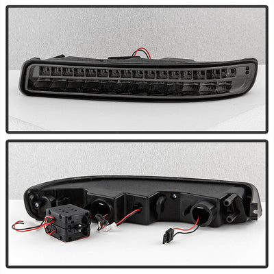 SPYDER xTune 99-06 GMC Sierra (Excl Denali) Full LED Bumper Lights - Smoke (CBL-GSI99-LED-SM) 9029332