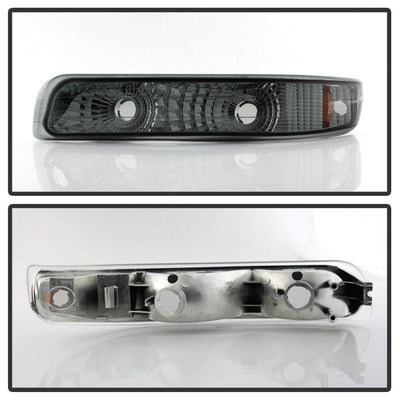 SPYDER Xtune Chevy Silverado 99-02 Amber Reflector Bumper Lights Smoke CBL-JH-CS99-AM-SM 5064288