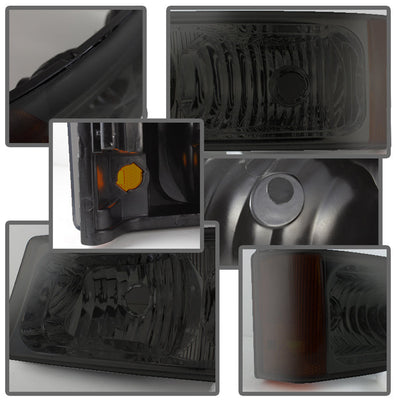 SPYDER Xtune Chevy Silverado 03-06 Bumper Lights Smoke CBL-JH-CSIL03-AM-SM 5079381
