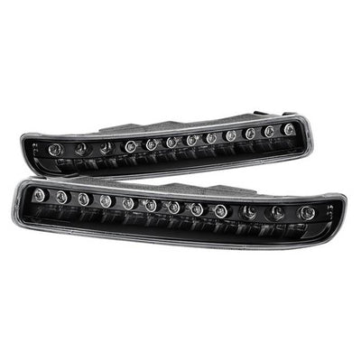 SPYDER Xtune GMC Sierra 99-06 Full LED Bumper Lights Black CBL-JH-GS99-LED-BK 9027147