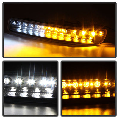 SPYDER Xtune GMC Sierra 99-06 Full LED Bumper Lights Black CBL-JH-GS99-LED-BK 9027147
