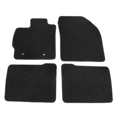 Car Floor Mat for 2010-2011 Toyota Prius Black Carpet 4PC Nylon