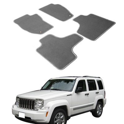 2008-2013 Jeep Liberty Car Floor Mats Carpet 4PC Nylon