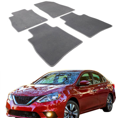 2013-2018 Nissan Sentra Car Floor Mats Carpet 4PC Nylon