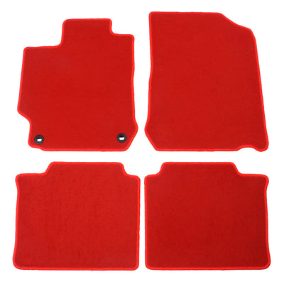 2012-2017 Toyota Camry Car Floor Mats Carpet 4PC Nylon & Latex Rubber