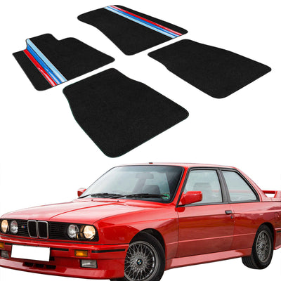 1984-1991 BMW 3 Series Coupe Car Floor Mats Carpet 4PC Nylon