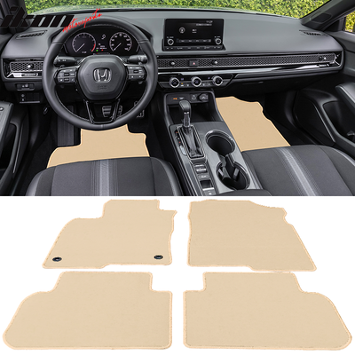 2022-2025 Honda Civic Acura Integra Car Floor Mats Carpet 4PC Nylon