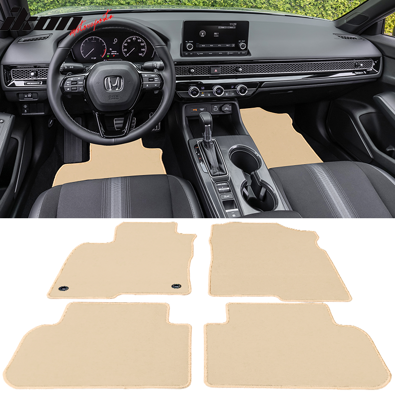 2022-2025 Honda Civic Acura Integra Car Floor Mats Carpet 4PC Nylon