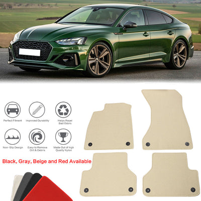 2018-2024 Audi A5 RS5 S5 Sportback Nylon Floor Mats Front Rear Carpet