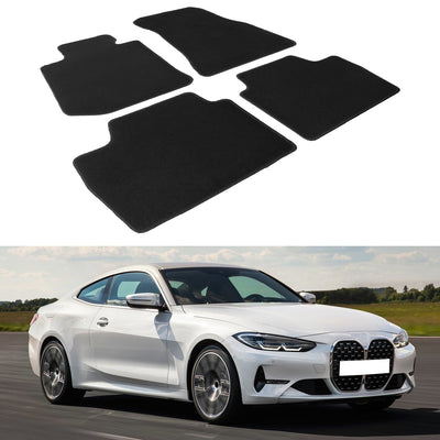 2021-2025 BMW G22 4 Series Nylon Floor Mat Front Rear Carpet Set