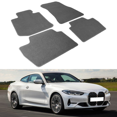 2021-2025 BMW G22 4 Series Nylon Floor Mat Front Rear Carpet Set