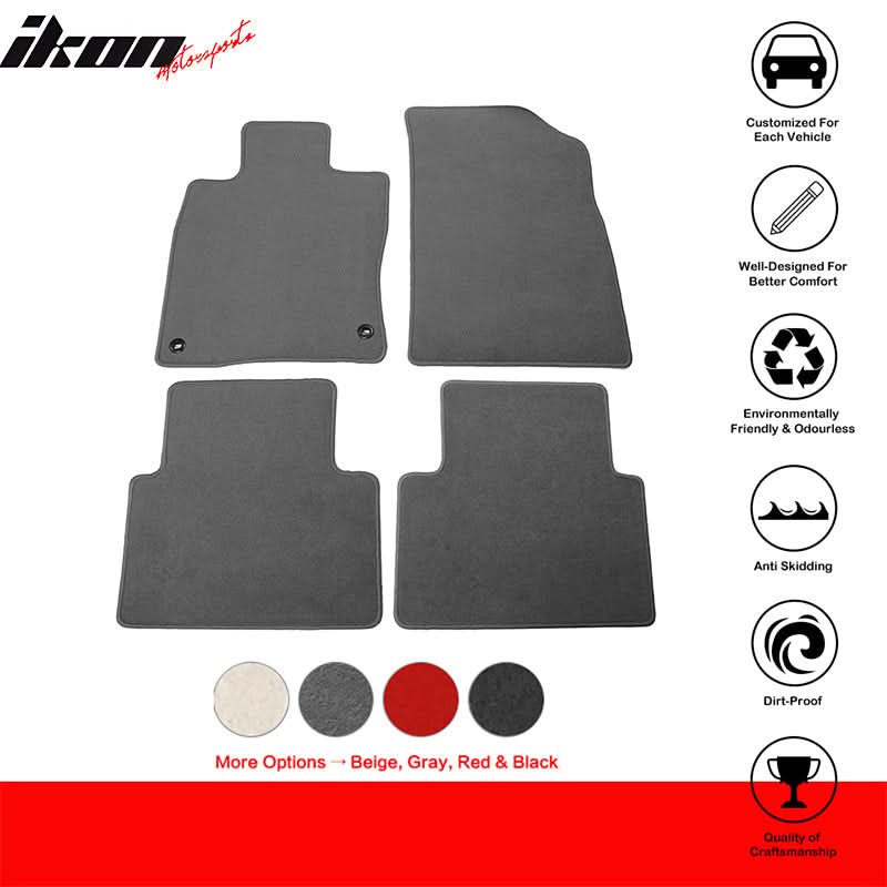 2019-2022 Honda Insight Nylon Floor Mats Liner Front Rear Carpet