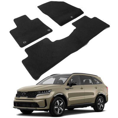 2021-2025 Kia Sorento OE Front Rear Floor Mats Carpets Nylon