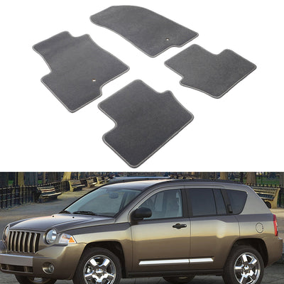 Car Floor Mat for 2007-2016 Jeep Compass/Patriot Gray Nylon  Liner