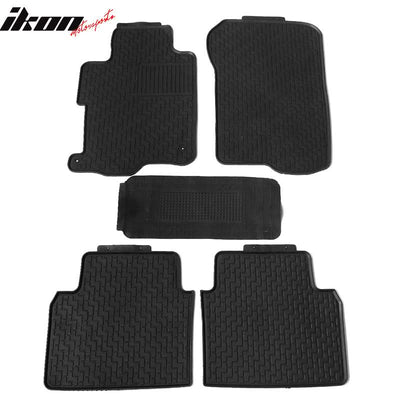 2008-2012 Honda Accord 4DR Latex Floor Mat All Weather Car Carpet