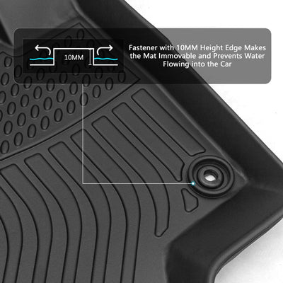 2019-2025 Acura RDX 5-Seat 3D Floor Mats All Weather TEP Carpets 3PCS