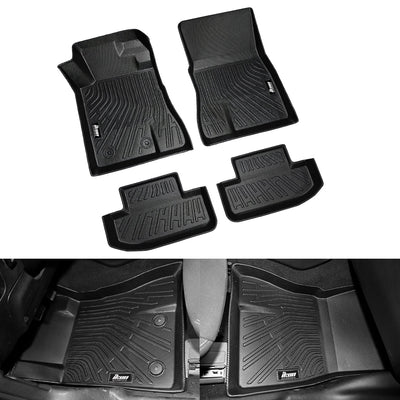 2015-2024 Ford Mustang 3D Molded Floor Mats All Weather Carpets TPE