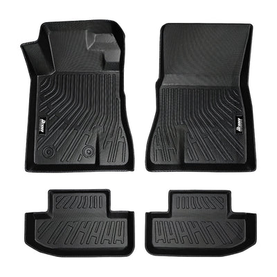 2015-2024 Ford Mustang 3D Molded Floor Mats All Weather Carpets TPE