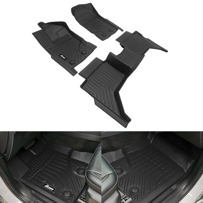 2019-2023 Ford Ranger Super Crew Cab 3D Floor Mat Heavy Duty Liner TPE