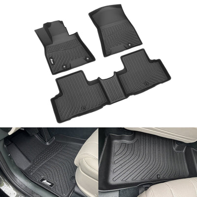 Car Floor Mat for 2021-2025 Genesis GV80 All Weather 3D Carpet TPE