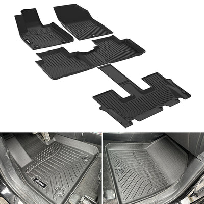 2020-2025 Hyundai Palisade 7& 8 Seats Heavy Duty TPE Floor Mats Liners