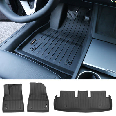 2024-2025 Tesla Model 3 Highland 3D All Weather Floor Mats Liners TPE