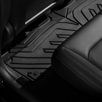 2020-2024 Tesla Model Y Floor Mats 3D TPE All Weather 3PC Set Carpets