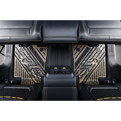 2021-2025 Ford Bronco 4DR Floor Mats TPE Carpets Black w/ Camouflage
