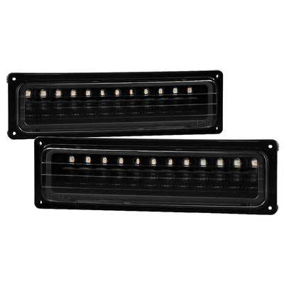 SPYDER Xtune Chevy C10 88-98 LED Bumper Lights Black CPL-CCK94-LED-BK 5022165