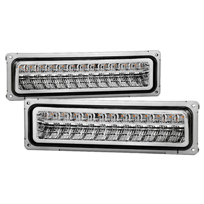 SPYDER Xtune Chevy C10 88-98 LED Bumper Lights Chrome CPL-CCK94-LED-C 5017352