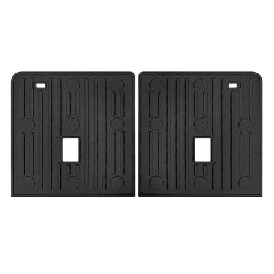 2020-2024 Ford Explorer 2PCS Backrest Mats Rear Seat Liner Black TPE