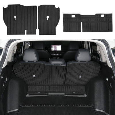 2023-2025 Honda CR-V 3PCS Backrest Mats Rear Seat Back Cover Black TPE