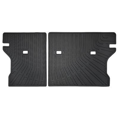 2022-2024 Toyota Corolla Cross Backrest Mats Rear Seat Liner Black TPE