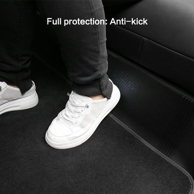 Car Floor Mat for 2020-2024 Tesla Model Y Black Rear Anti-kick TPE