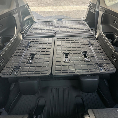 2023-2025 Honda Pilot 1PC Trunk Mat W/ Backrest Mats Liner Black TPE